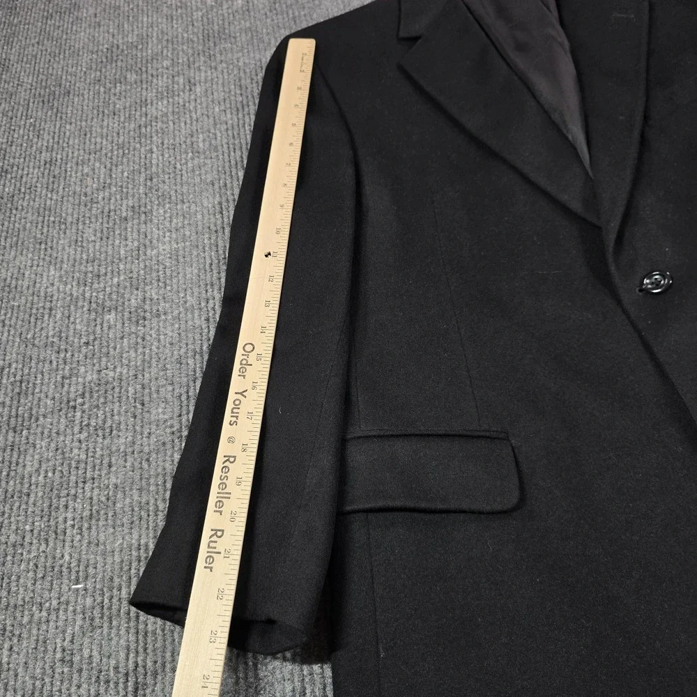 Jos. A. Bank Gordon Blazer‎ Mens 44 Black Cashmere Lined Single-Breasted Coat